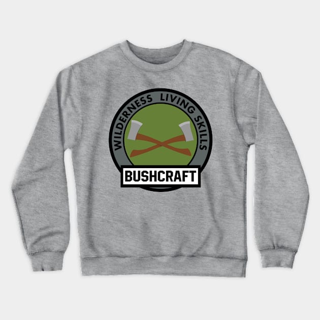 Bushcraft Crewneck Sweatshirt by BadgeWork